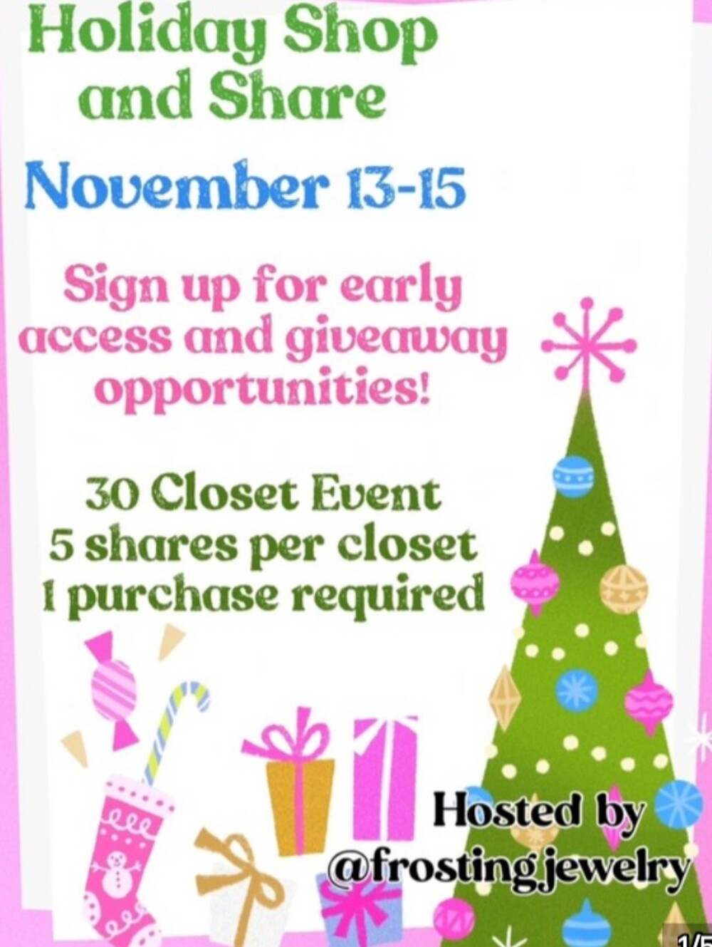 ,# Holiday Share N Shop
